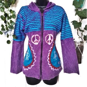 India Boutique retro hoodie jacket